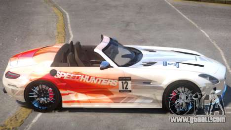Mercedes Benz SLS Rodster PJ3 for GTA 4