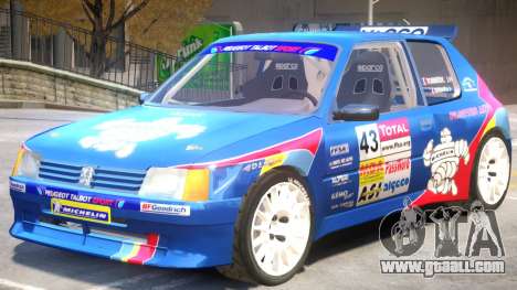 Peugeot 205 V1 PJ for GTA 4