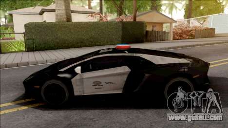 Lamborghini Aventador LAPD for GTA San Andreas