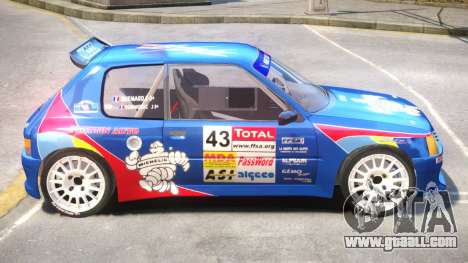 Peugeot 205 V1 PJ for GTA 4