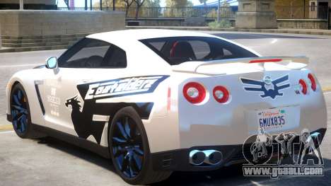 Nissan GT-R V2 PJ2 for GTA 4