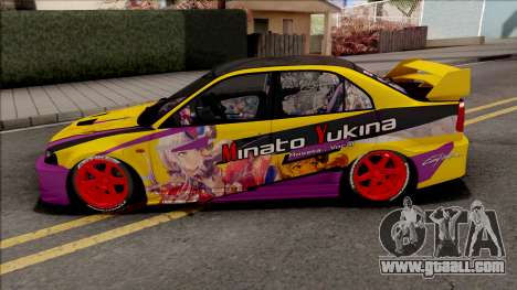 Mitsubishi Lancer Evolution VI GSR 1999 Itasha for GTA San Andreas