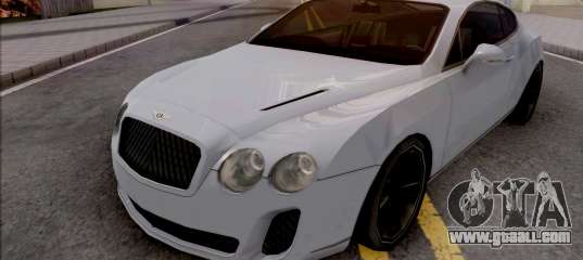 Bentley Continental Supersports 2010 Lowpoly for GTA San Andreas