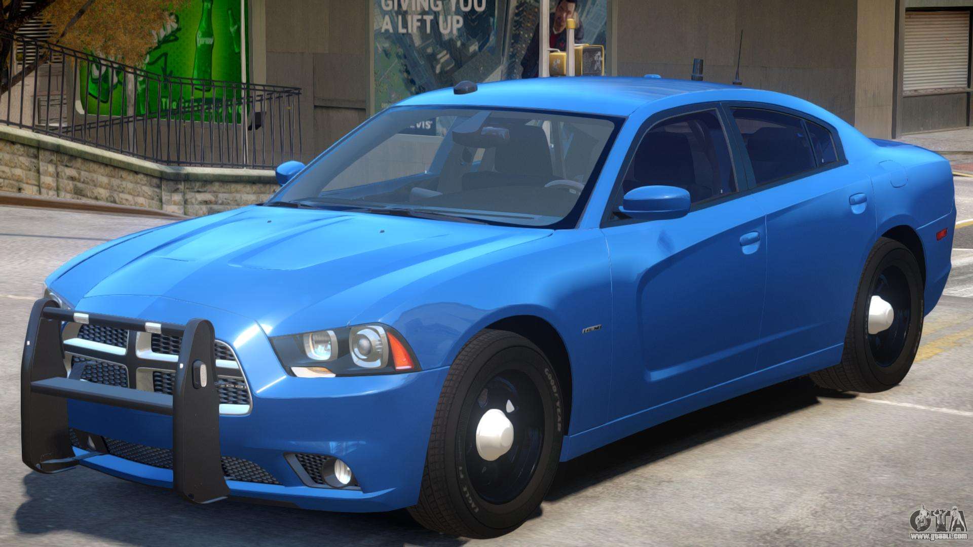 gta 4 all blue charger