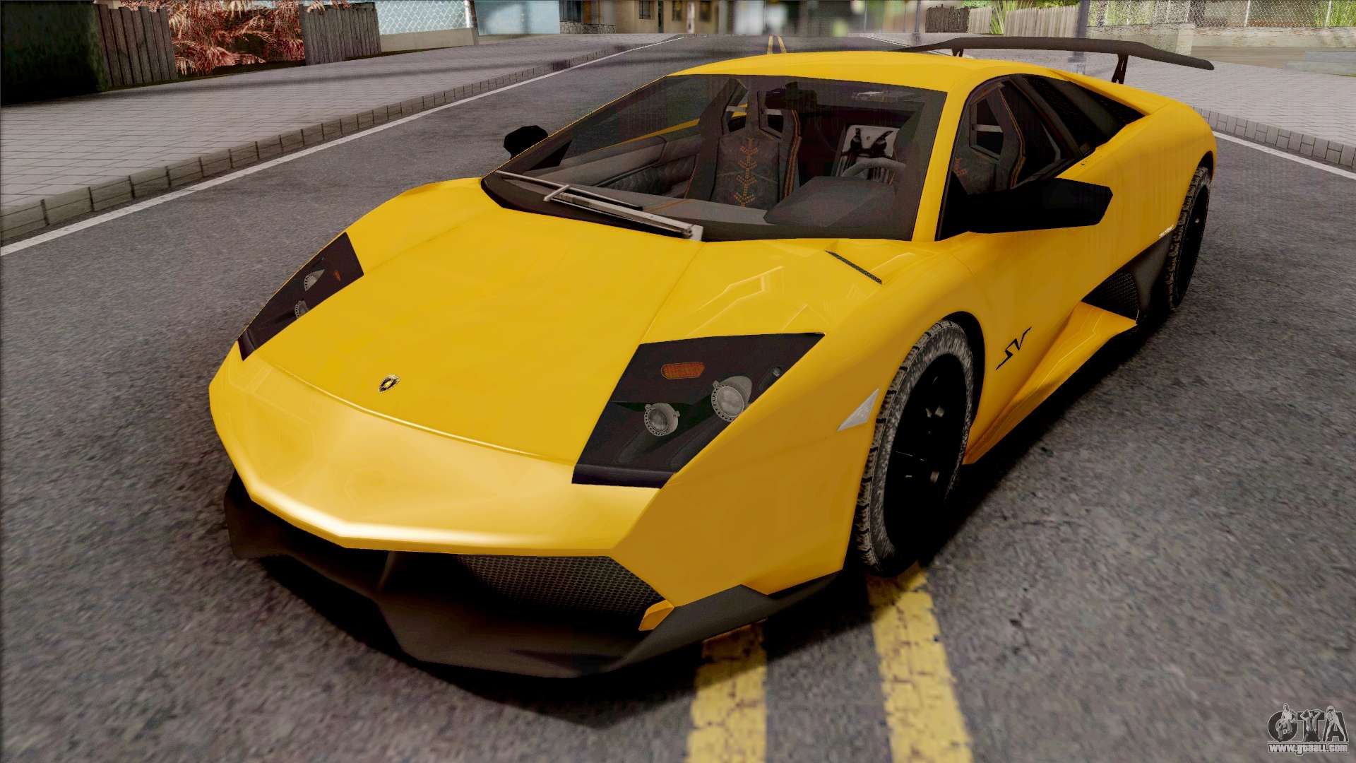 Lamborghini Murcielago LP670-4 SV Yellow for GTA San Andreas