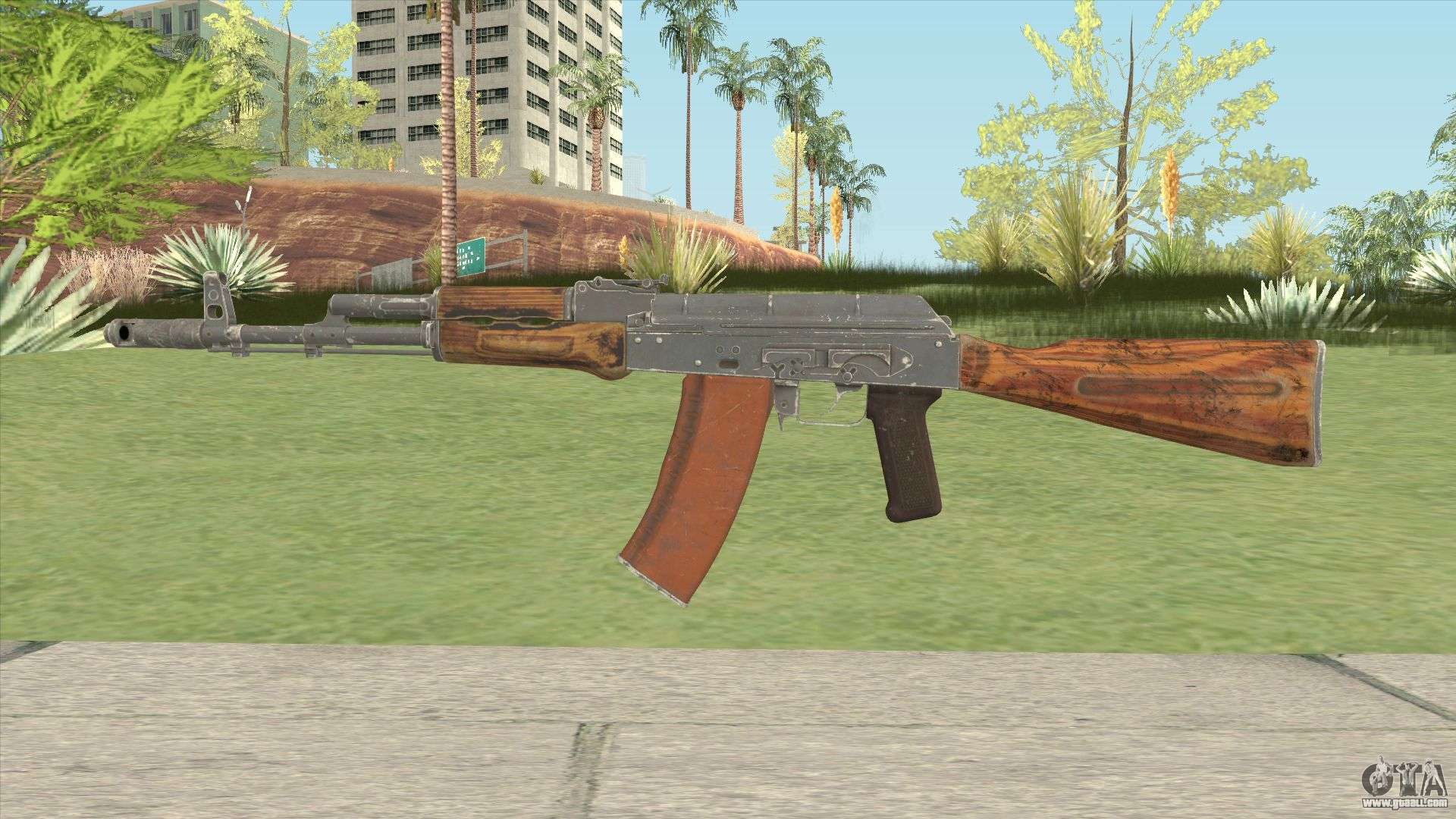 Download Contract Wars AK-74 for GTA San Andreas