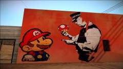Mario Bros Wall HD for GTA San Andreas