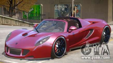 Hennessey Venom GT Roadster for GTA 4