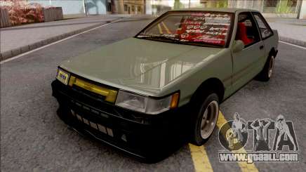 Toyota AE86 Levin Coupe Vision TopTeen for GTA San Andreas