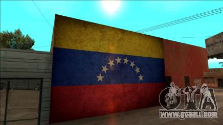 Venezuela flag on the wall for GTA San Andreas