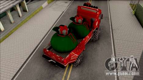 DAF XF Christmas Truck for GTA San Andreas