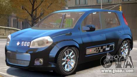 Fiat Novo Uno V1 for GTA 4