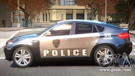 BMW X6 Police for GTA 4