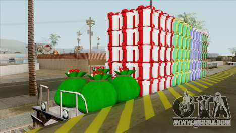 Christmas Railway Wagon for GTA San Andreas