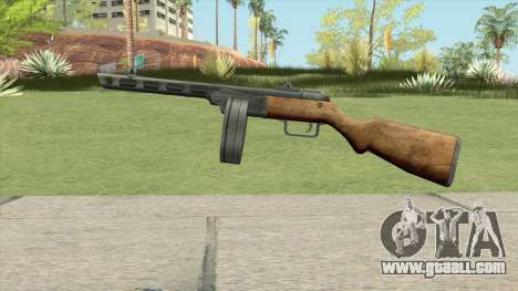 PPSH-41 Submachine Gun (WW2) for GTA San Andreas