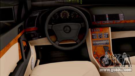 Mercedes-Benz S600L W140 Yandex Drive for GTA San Andreas