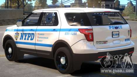 Ford Explorer V1 Police for GTA 4