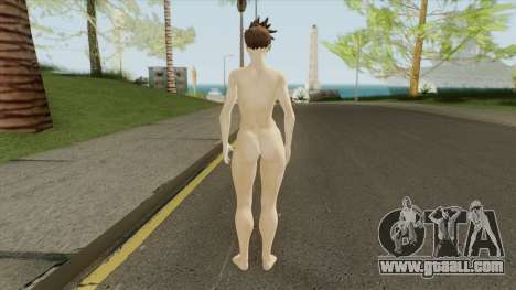 Tracer Nude (With Goggles) for GTA San Andreas