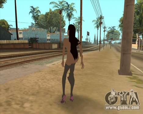 Scary woman nude for GTA San Andreas