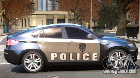 BMW X6 Police for GTA 4