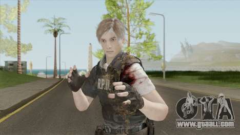 Leon Bandaged (RE2 Remake) for GTA San Andreas