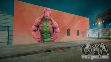 Graffiti Barney for GTA San Andreas