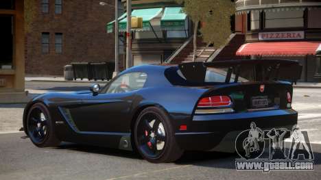 Dodge Viper SRT Y09 for GTA 4