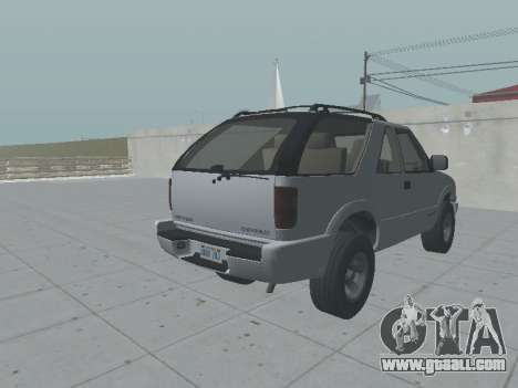 Chevrolet Blazer 2001 for GTA San Andreas