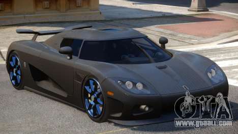 Koenigsegg CCXR Carbon for GTA 4