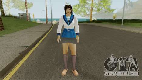 Kokoro Schoolgirl (Reskinned) for GTA San Andreas