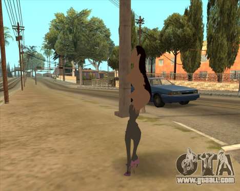 Scary woman nude for GTA San Andreas