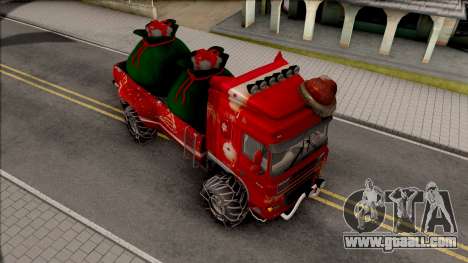 DAF XF Christmas Truck for GTA San Andreas