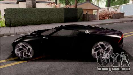 Bugatti La Voiture Noire 2019 for GTA San Andreas