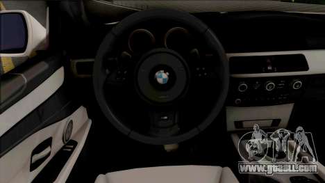 BMW M5 E60 Policia Metropolitana Argentina for GTA San Andreas