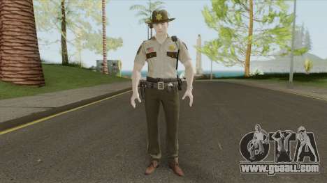 Leon Arklay Sheriff (RE2 Remake) for GTA San Andreas