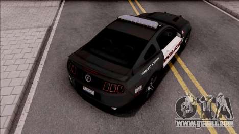 Ford Mustang Boss 302 2013 Police for GTA San Andreas