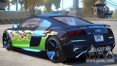 Audi R8 FSI Upd PJ for GTA 4