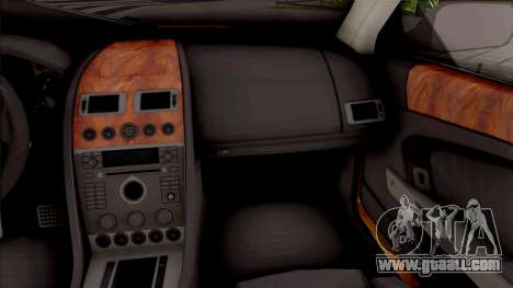 Aston Martin DB9 Full Tunable HQ Interior for GTA San Andreas