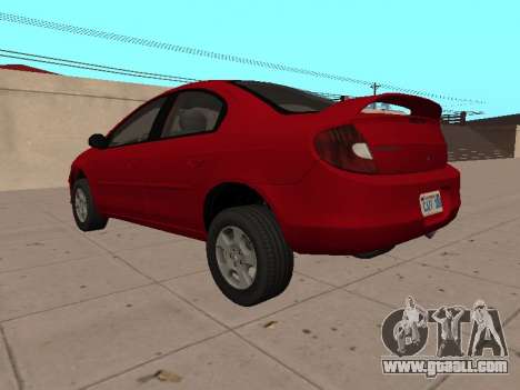 Dodge Neon Série 2002 for GTA San Andreas