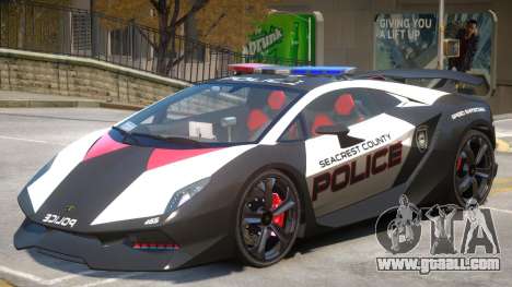 Lamborghini Sesto Police V1.2 for GTA 4