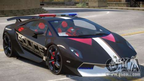 Lamborghini Sesto Police V1.3 for GTA 4