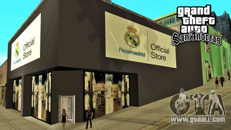 Real Madrid Store for GTA San Andreas