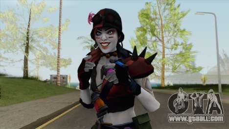 Harley Quinn: The Mad Jester V2 for GTA San Andreas