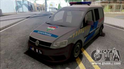 Volkswagen Caddy Magyar Rendorseg v2 for GTA San Andreas
