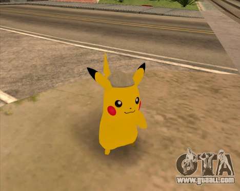 Pikachu Gopnik for GTA San Andreas