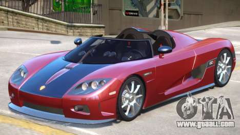 Koenigsegg CCX Roadster V1 for GTA 4