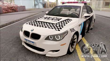 BMW M5 E60 Policia Metropolitana Argentina for GTA San Andreas
