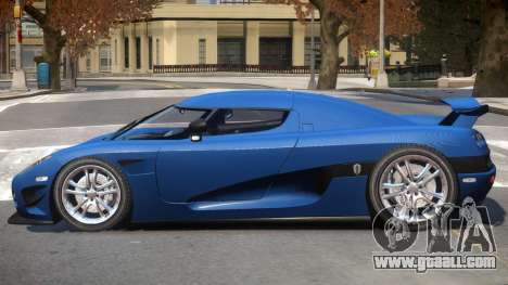 Koenigsegg CCXR V01 for GTA 4
