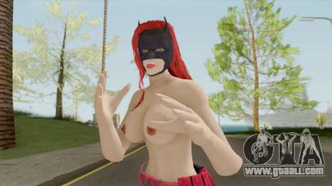 Batwoman Nude for GTA San Andreas