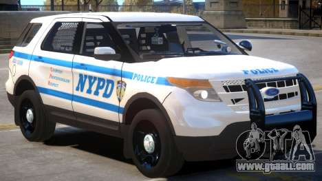 Ford Explorer V1 Police for GTA 4